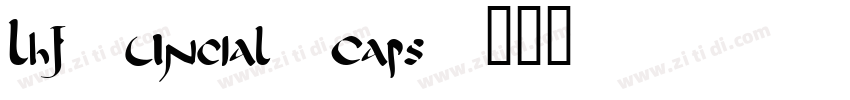 Lhf Uncial Caps字体转换